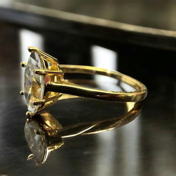 Marquise Cut Moissanite Women's Ring